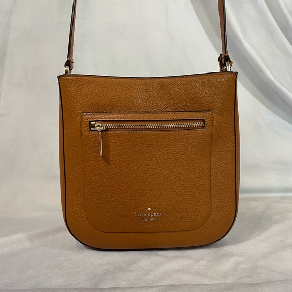 Kate Spade Brown Leather Crossbody Bag - Picture 2 of 11
